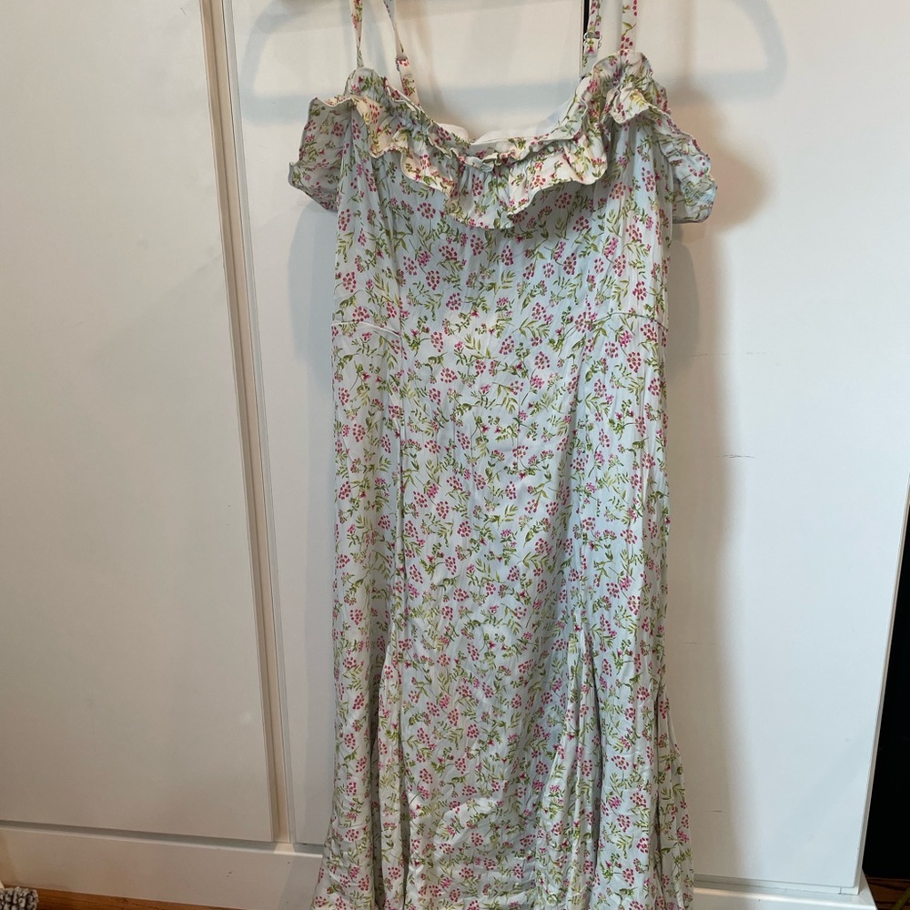 J.Crew Floral Midi Dress